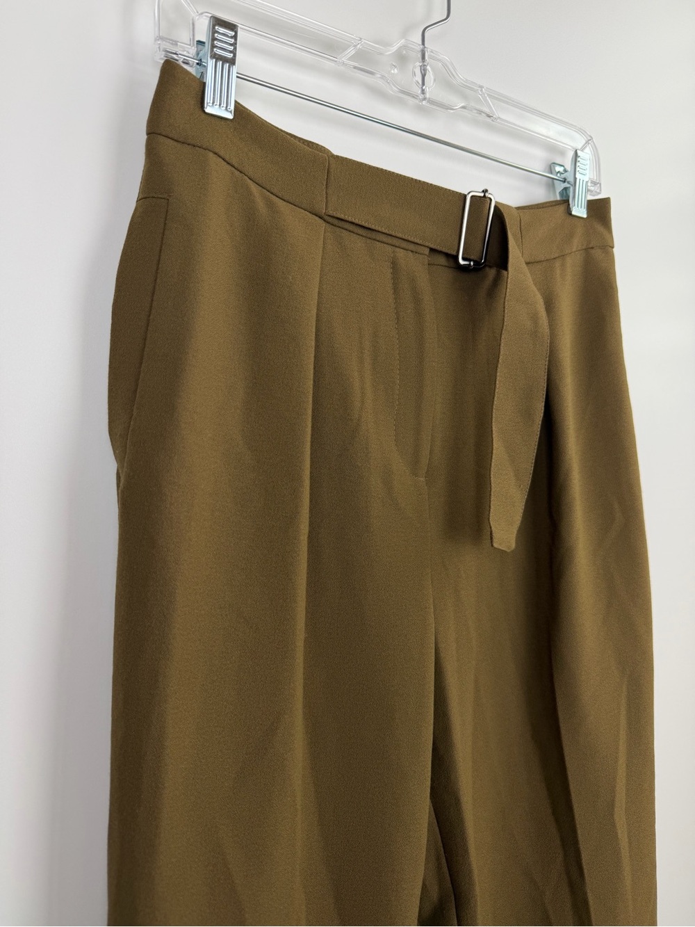 Topshop Belted Tapered Trousers Size US 6 / UK 10 - Picture 5 of 10